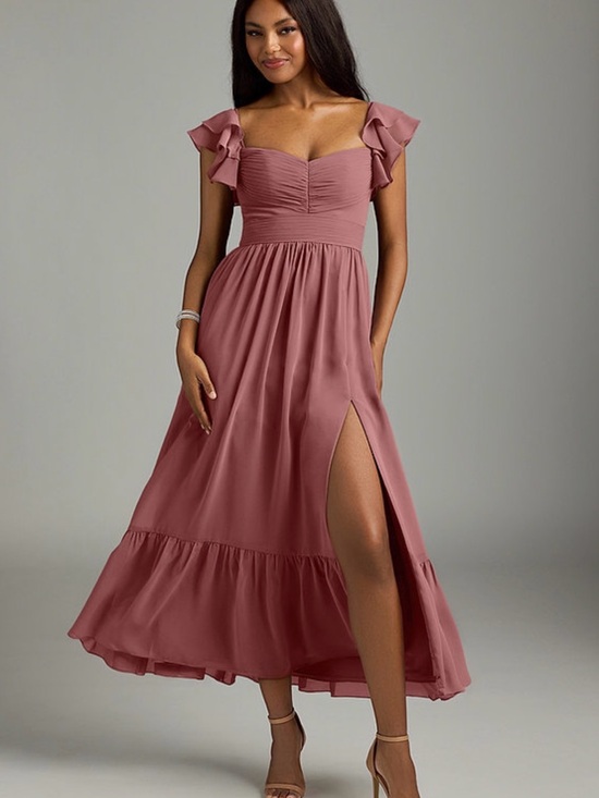 Azazie Dresses & Skirts - Azazie Anaya Dress in Dusty Rose